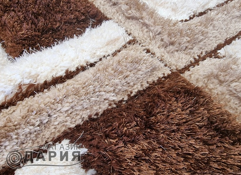 Тъкана пътека 3D SHAGGY GRANDE 400 brown